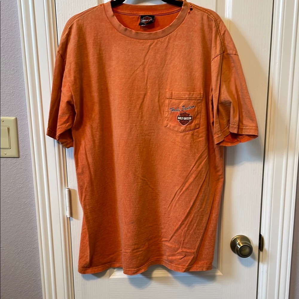 Harley-Davidson Orange Men's T-Shirt